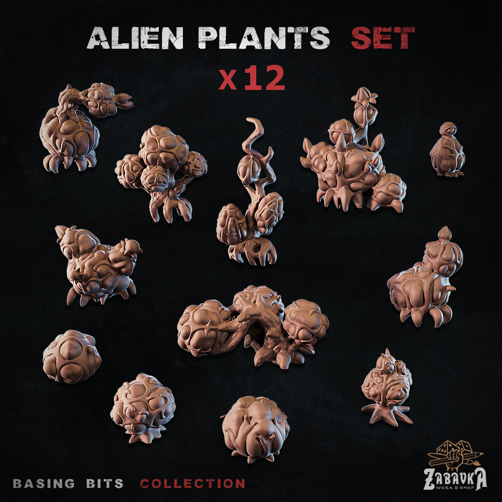Alien plants - Basing Bits (Plants)
